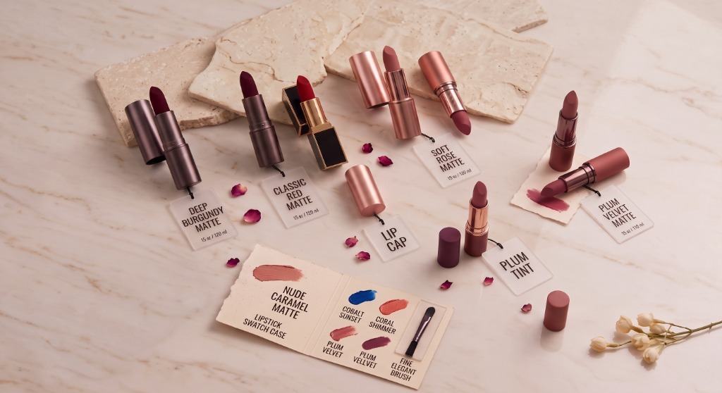 Premium lipsticks flatlay - Zynfix